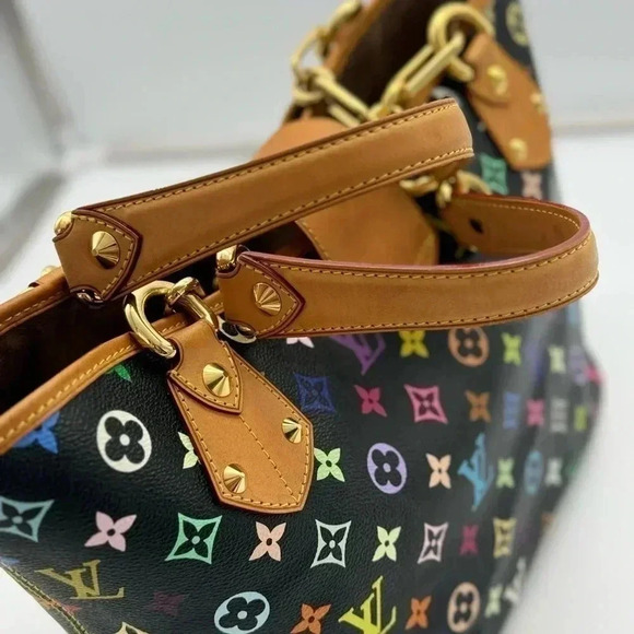 Louis Vuitton Black Monogram Multicolore Canvas Annie GM Bag w/ FREE ENTRUPY COA - Picture 15 of 17